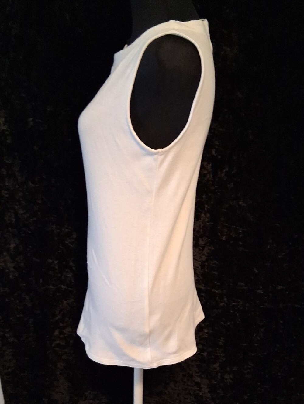 Croft & Barrow White Boatneck The Classic Tank Top XS - Picture 4 of 7